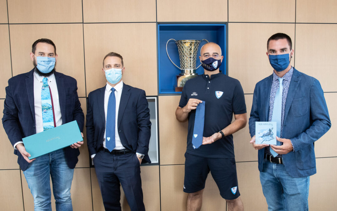 AQUADULZA AGGIUNGE UN TOCCO DI STILE ED ELEGANZA A PALLACANESTRO CANTÙ
