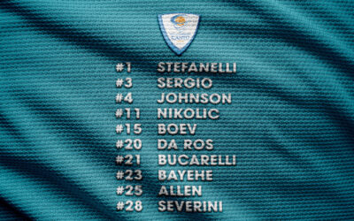 DALL’1 DI STEFANELLI AL 28 DI SEVERINI: I NUMERI DI MAGLIA DEI BIANCOBLÙ