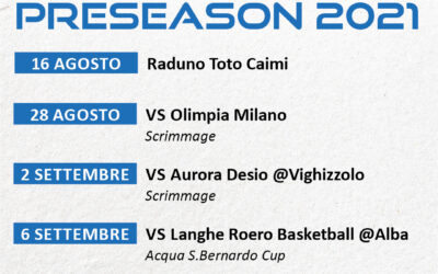 VARIA LA PRESEASON BIANCOBLÙ: PRIMO SCRIMMAGE CONTRO L’OLIMPIA MILANO