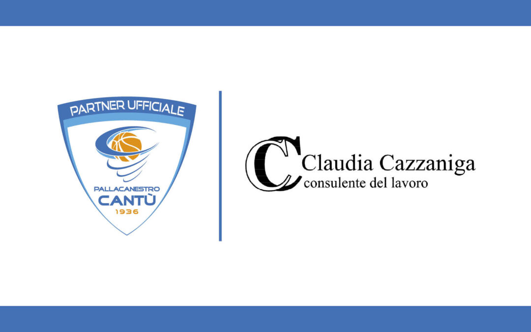STUDIO CAZZANIGA RINNOVA LA PARTNERSHIP CON PALLACANESTRO CANTÙ