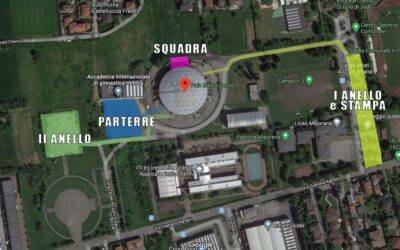 ACCESSO AL PALADESIO: INFO INGRESSI E PARCHEGGI SETTORE PER SETTORE
