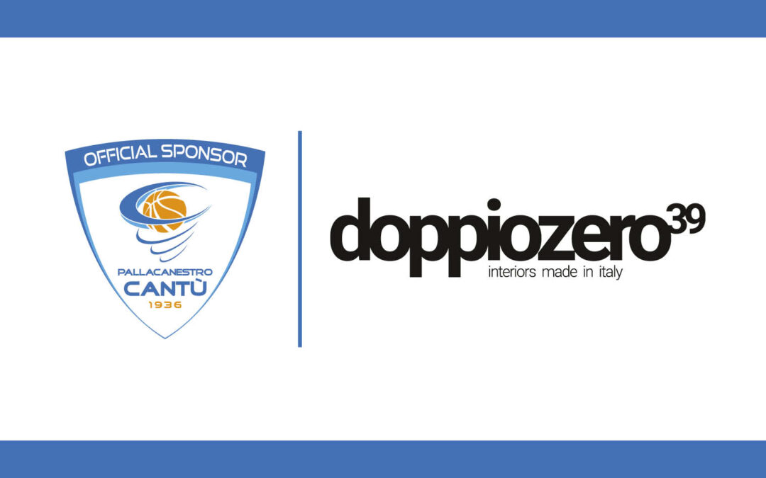 PALLACANESTRO CANTÙ E DOPPIOZERO39 RINNOVANO LA PARTNERSHIP