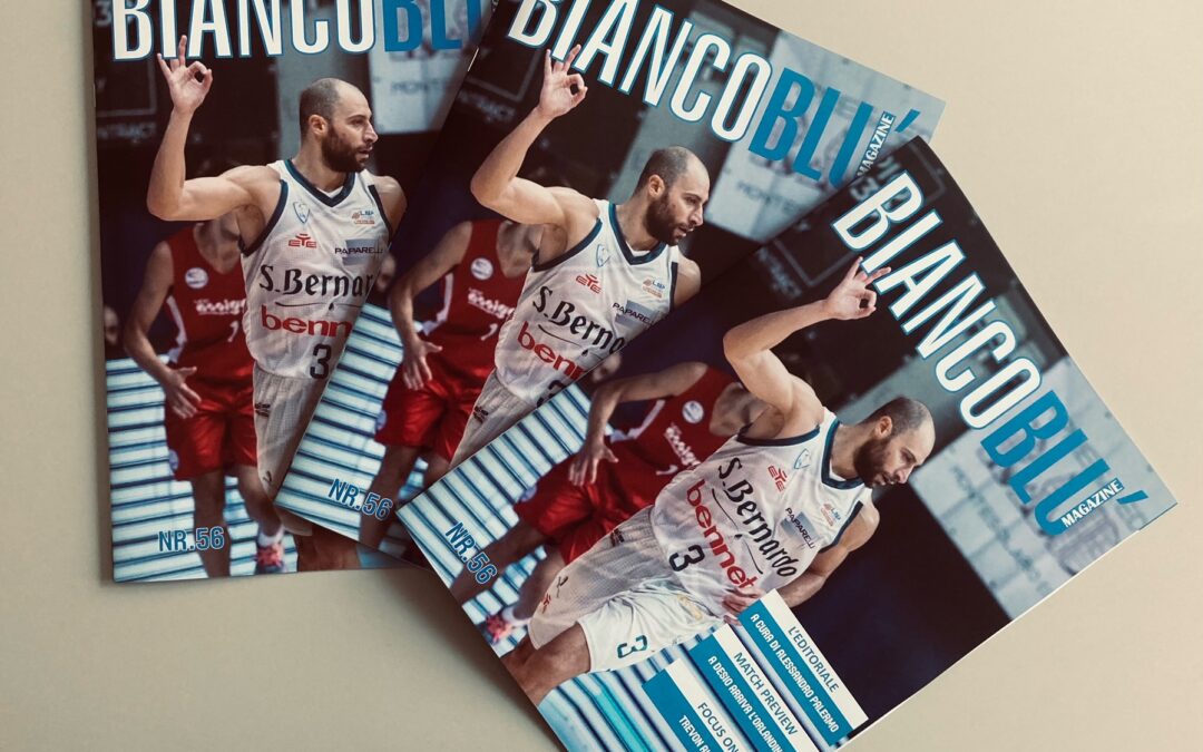 QUINTA STAGIONE PER BIANCOBLÙ MAGAZINE, LA RIVISTA DI PALLACANESTRO CANTÙ