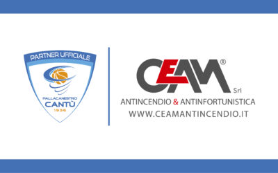CEAM ANTINCENDIO PARTNER UFFICIALE DI PALLACANESTRO CANTÙ