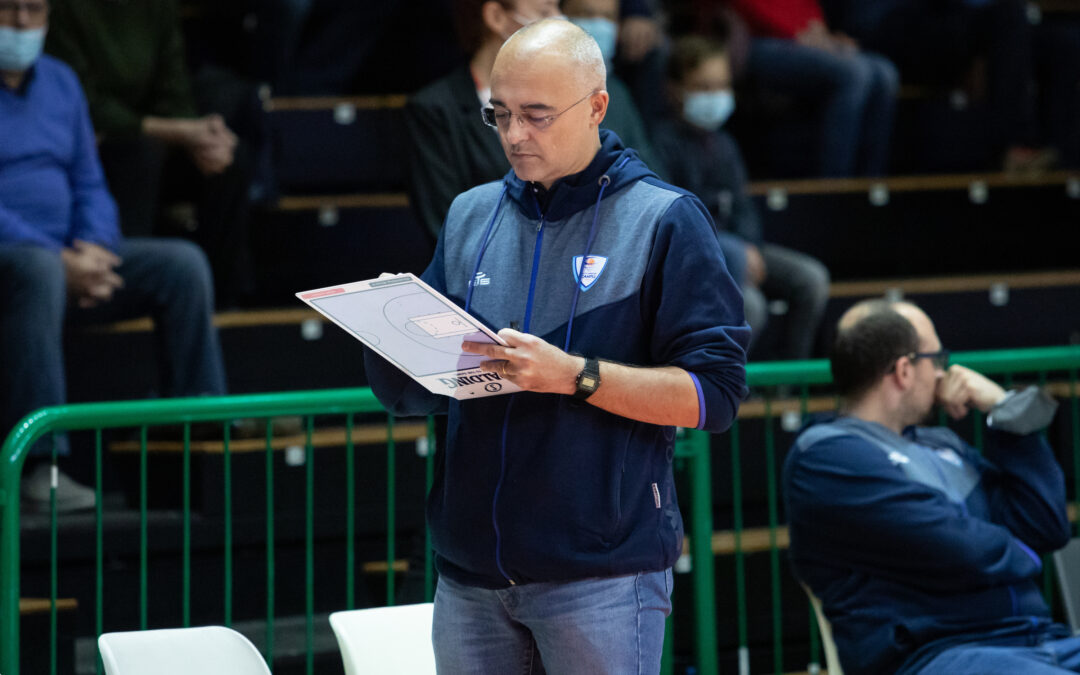 COACH SODINI NEL POST PARTITA DI TREVIGLIO-CANTU’