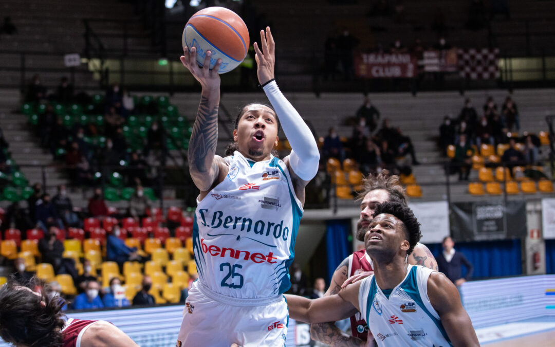 L’ACQUA S.BERNARDO TORNA SUBITO ALLA VITTORIA: TRAPANI BATTUTA AL PALADESIO