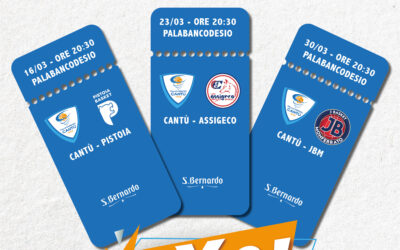 “WEDNESDAY PACKAGE”: PROMO 3X2 PER I TIFOSI DI PALLACANESTRO CANTÙ