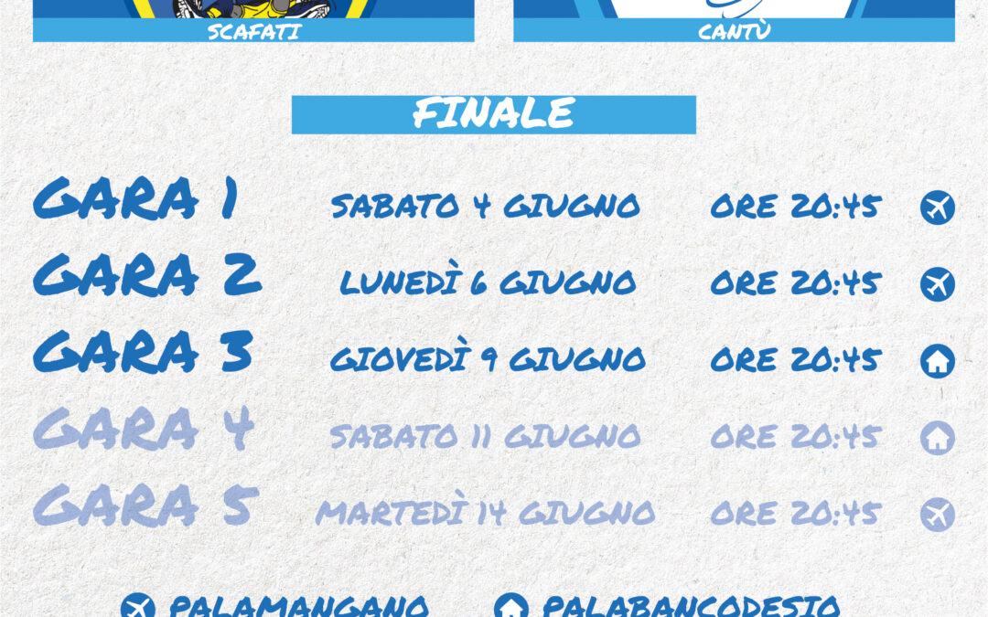 INFO BIGLIETTERIA GARA 3 DI FINALE PLAYOFF: PRELAZIONE ATTIVA DAL 2 GIUGNO