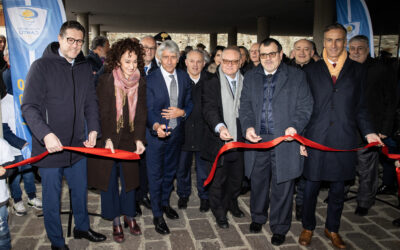 IL MINISTRO ABODI INAUGURA LA NUOVA SEDE DELLA PALLACANESTRO CANTÙ