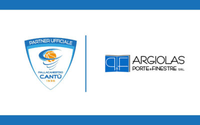 ARGIOLAS PORTE & FINESTRE DIVENTA PARTNER UFFICIALE DELLA PALLACANESTRO CANTÙ