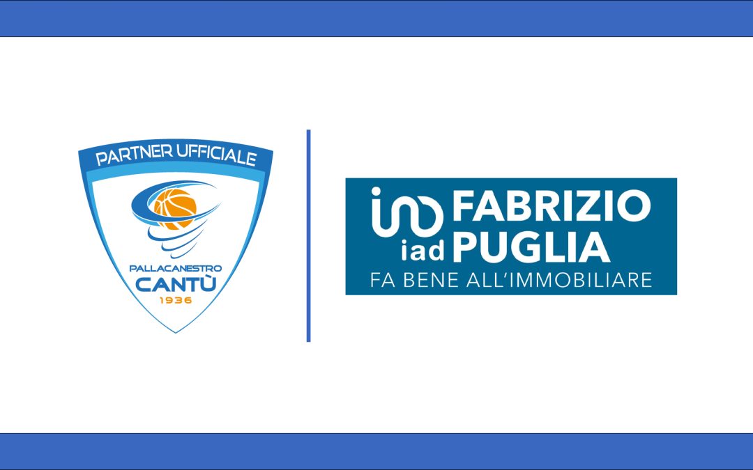 STUDIO IMMOBILIARE GALLIANO DI FABRIZIO PUGLIA FA IL SUO INGRESSO TRA I PARTNER UFFICIALI DI PALLACANESTRO CANTÙ