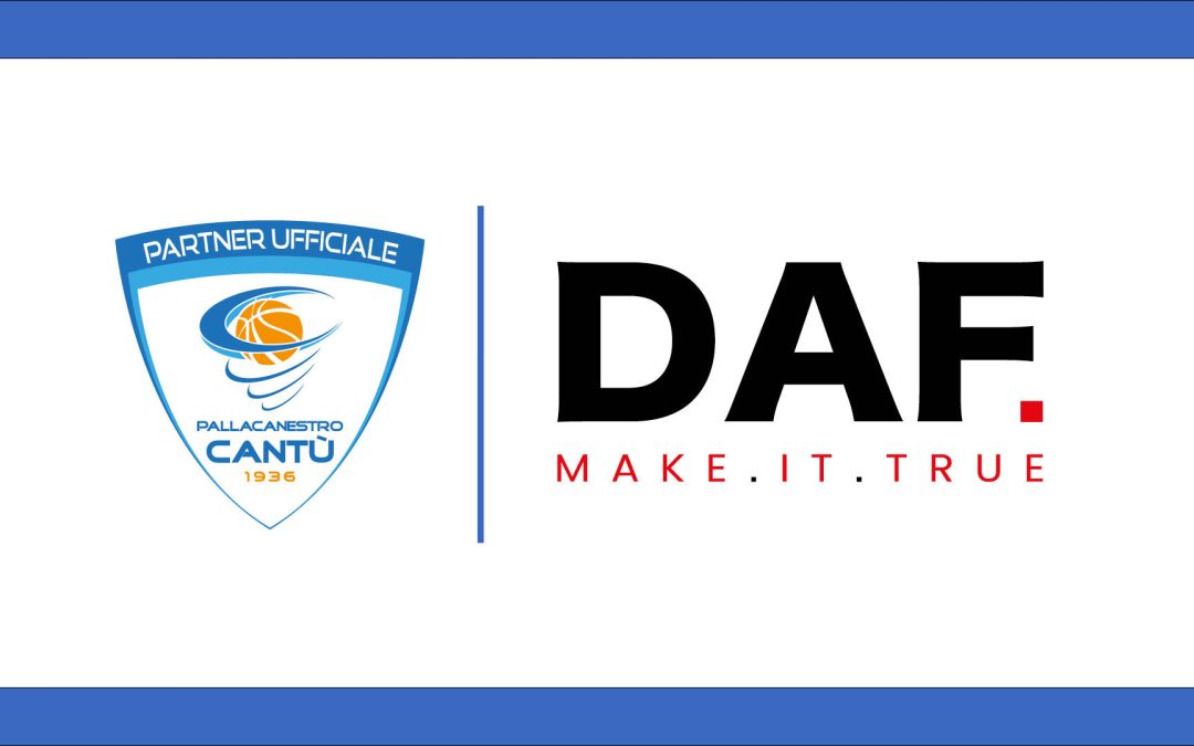 UN NUOVO PARTNER PER PALLACANESTRO CANTÙ: DAF.MIT FA IL SUO INGRESSO TRA GLI SPONSOR BIANCOBLU