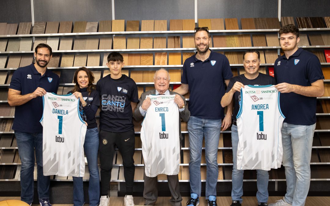 TABU CELEBRA IL RINNOVO DELLA PARTNERSHIP CON PALLACANESTRO CANTÙ: FESTA E VISITA ALL’AZIENDA