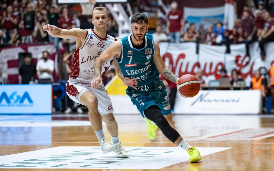 L’ACQUA S.BERNARDO ESPUGNA ANCHE LIVORNO E PROSEGUE NELLA SUA STRISCIA DI VITTORIE