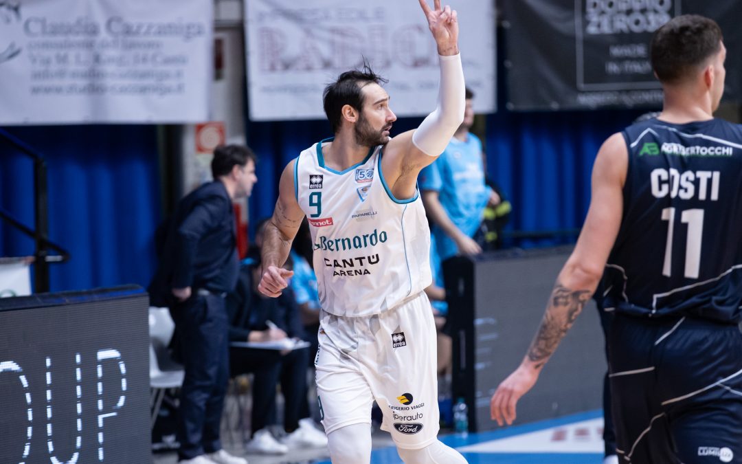 L’ACQUA S.BERNARDO CANTÙ VINCE E CONVINCE CONTRO ORZINUOVI