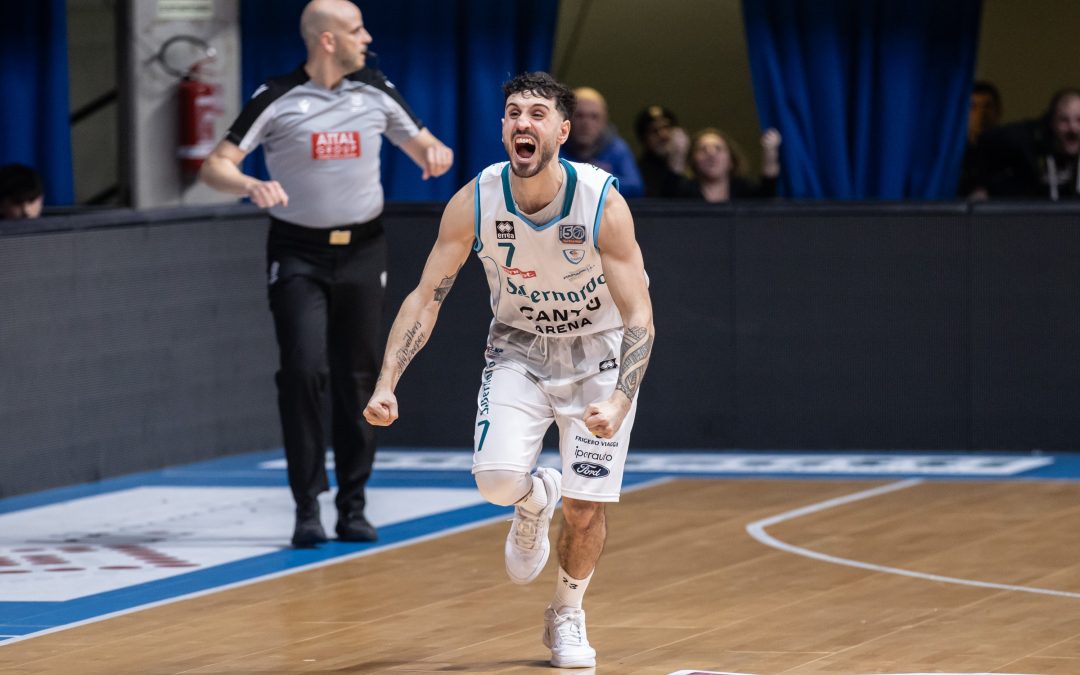 LA REAZIONE DELL’ACQUA S.BERNARDO: CIVIDALE BATTUTA CON UNA TRIPLA DI VALENTINI ALLO SCADERE