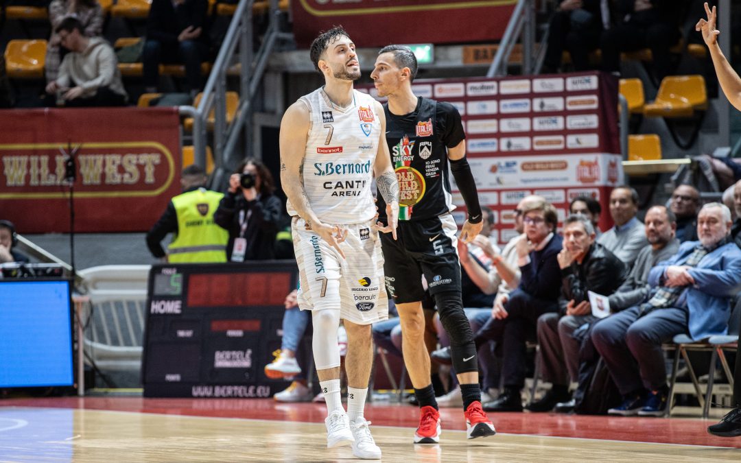 L’ACQUA S.BERNARDO BATTE UDINE 102-110 E VOLA IN FINALE DI COPPA ITALIA