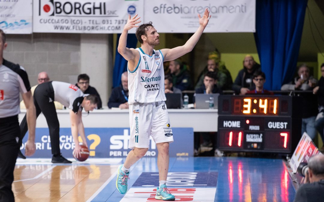L’ACQUA S.BERNARDO BATTE RIMINI 84-74 E SI PRENDE IL SECONDO POSTO