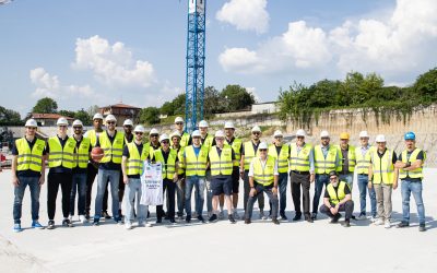 L’ACQUA S.BERNARDO IN VISITA AL CANTIERE DELLA CANTÙ ARENA