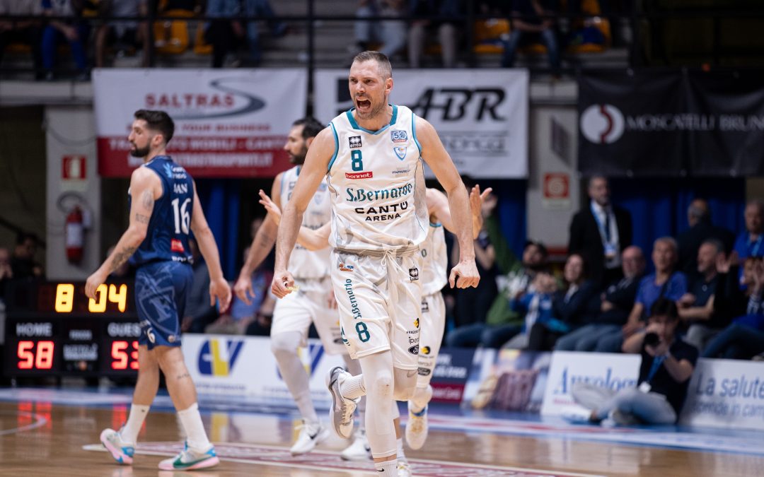 L’ACQUA S.BERNARDO INIZIA I SUOI PLAYOFF CON UNA VITTORIA: FORTITUDO BATTUTA 72-64