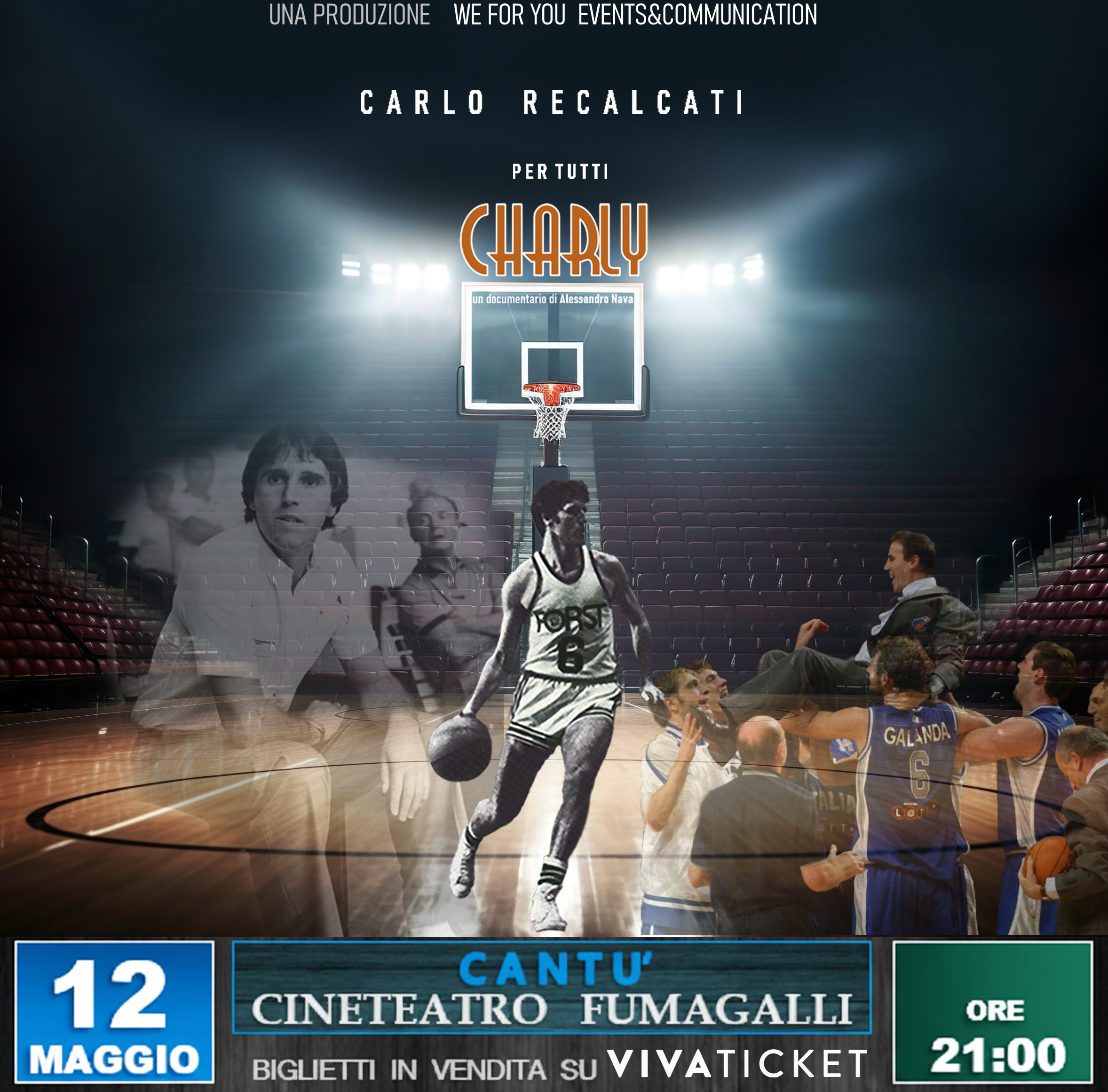 LA PRIMA USCITA DEL FILM SU CARLO RECALCATI AL TEATRO FUMAGALLI