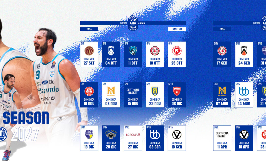 IL CALENDARIO DELLA LBA 2026-27