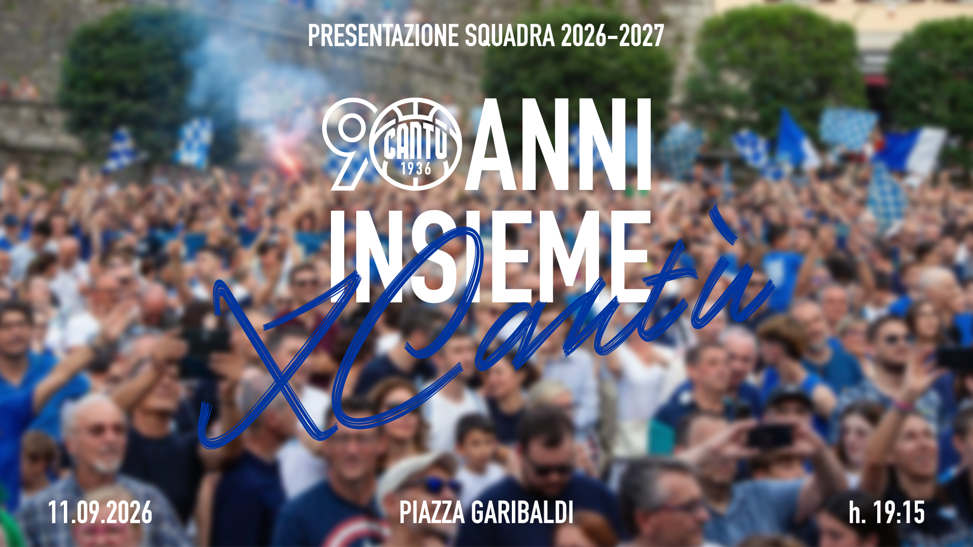 VENERDÌ 11 SETTEMBRE LA PRESENTAZIONE IN PIAZZA