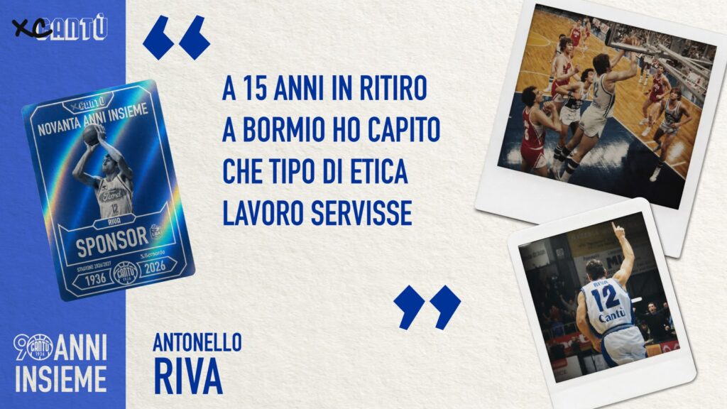 RIVA: «CANTÙ VIVE DI BASKET»