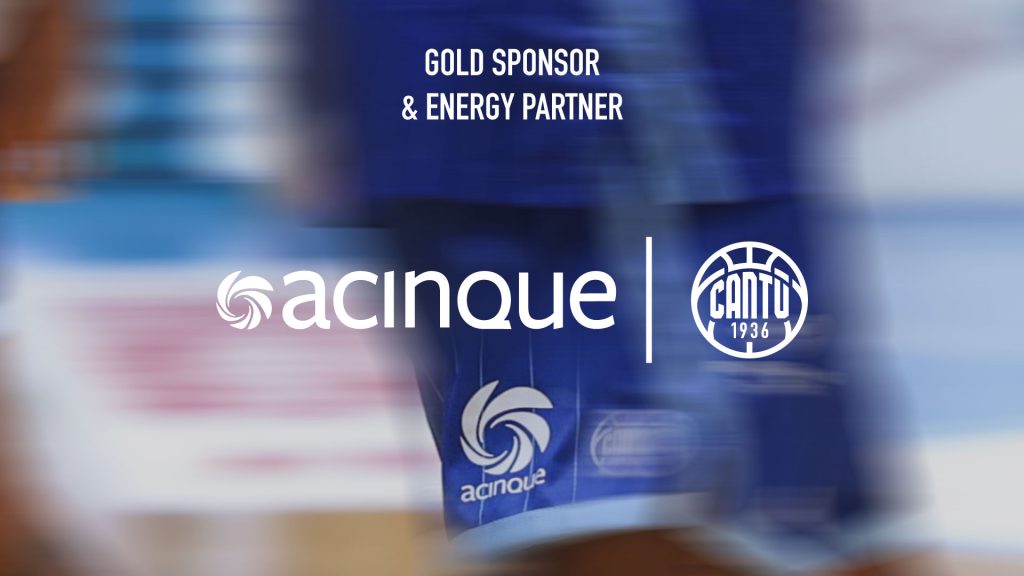 L’ENERGIA DI ACINQUE PER PALLACANESTRO CANTÙ
